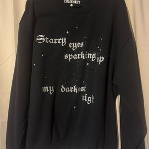 Sparking Up My Darkest Night Crewneck